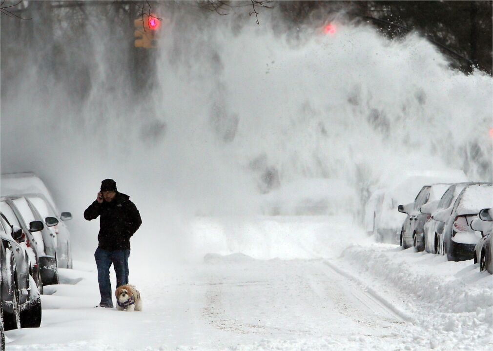 2014: California floods and Mid-Atlantic blizzards